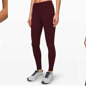 Lululemon Speed Up Tight 28"l Garnet